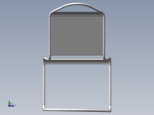钢管椅左视缩略图