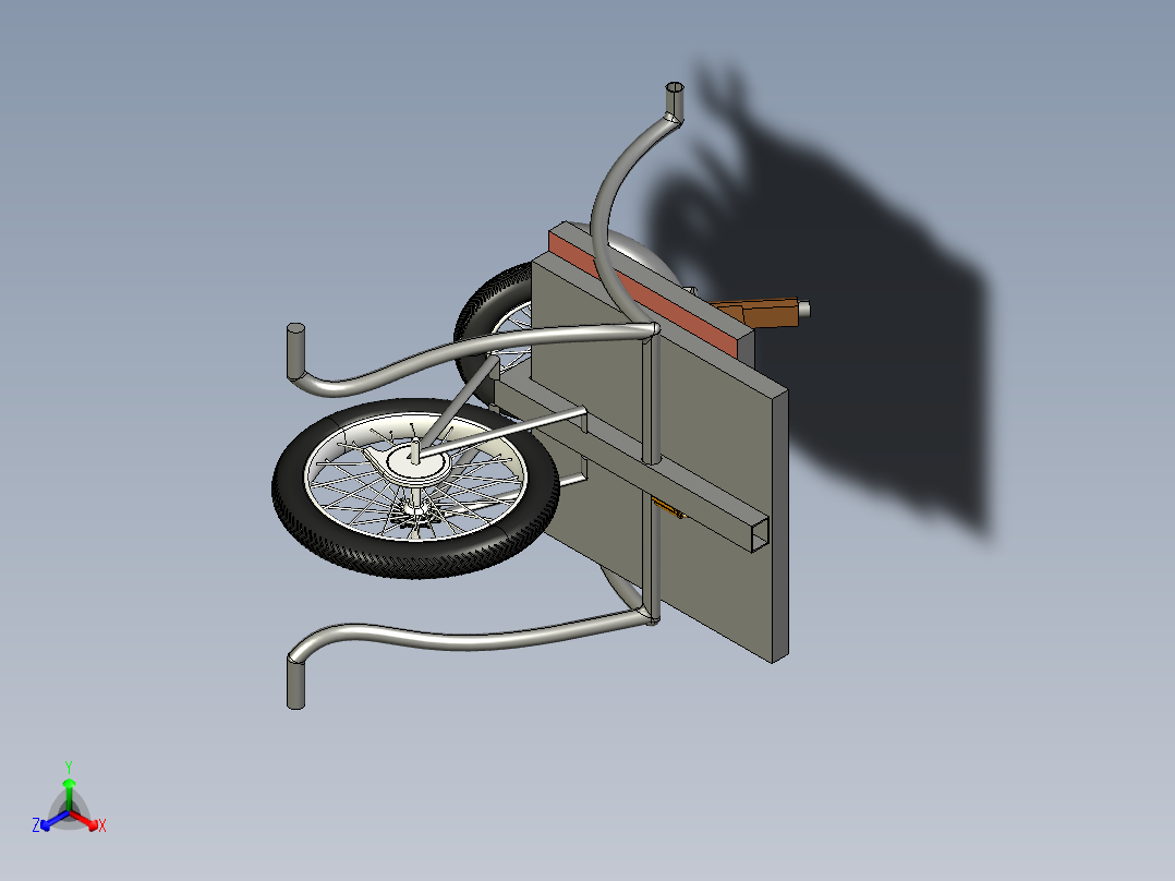 卧式两轮电动车