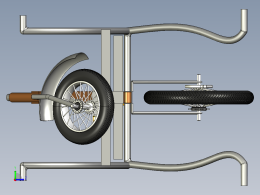 卧式两轮电动车左视缩略图