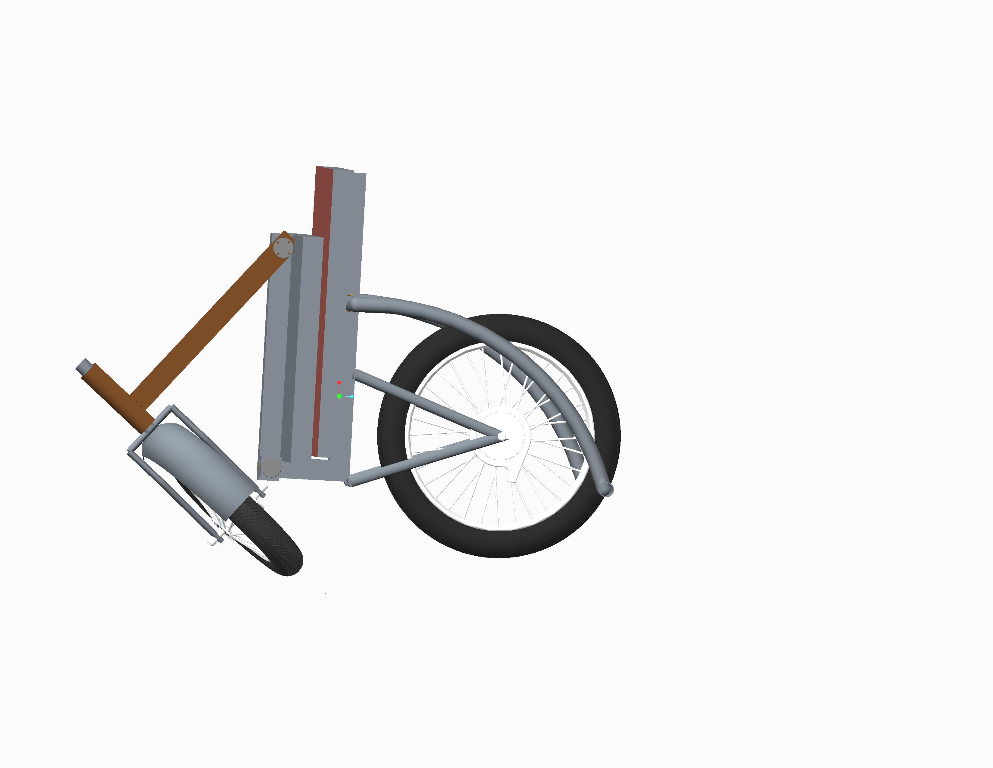 卧式两轮电动车