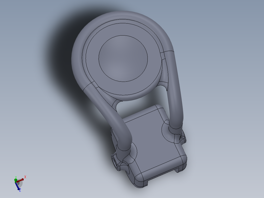 饮水机开关主视图