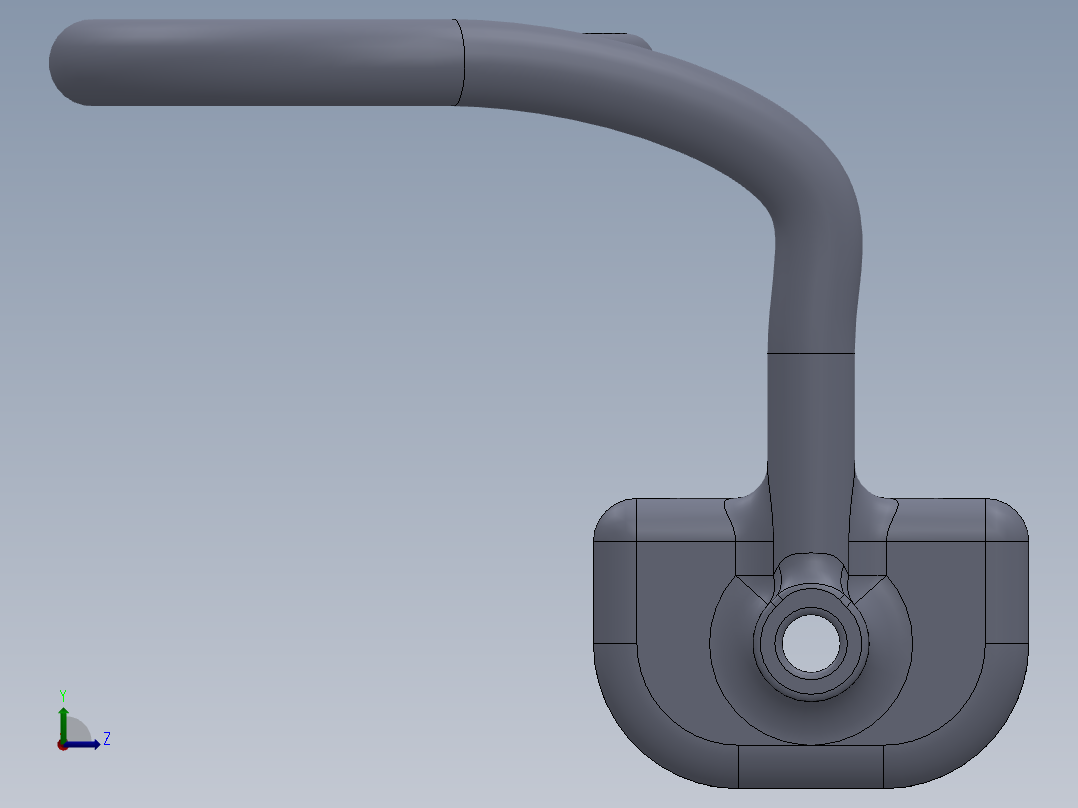 饮水机开关左视图