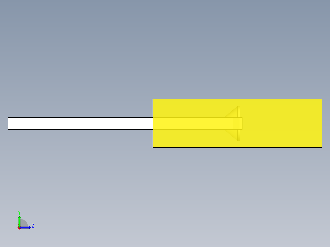 LED_Rectangular_Amber_2x5x7mm左视图
