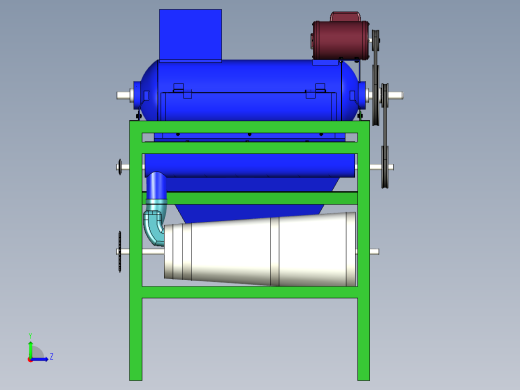 玉米粒筛选机左视缩略图