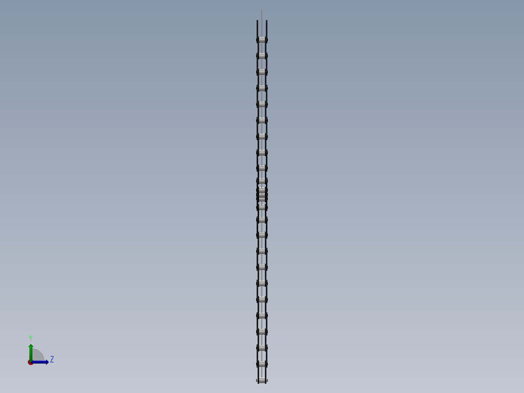 运输机链条左视图