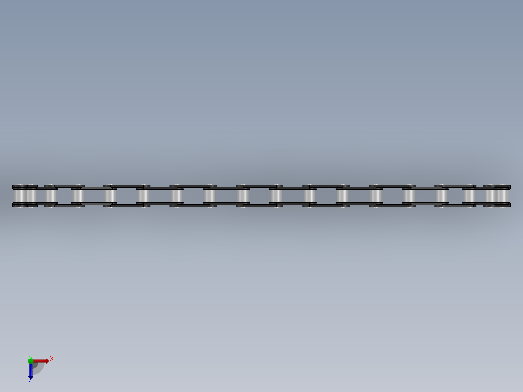 运输机链条俯视图