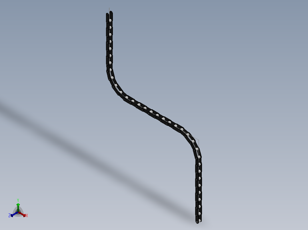 运输机链条正等轴测图