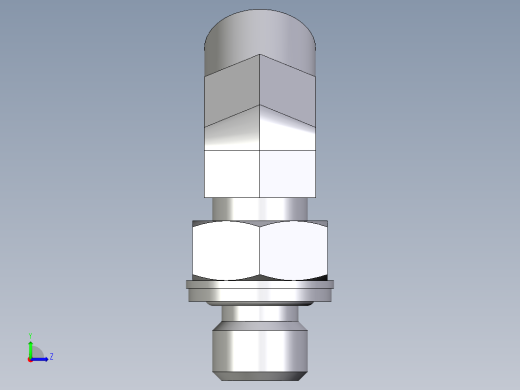 卡套式工业通用硬管接头EO_Adjustable_locknut_45_deg_elbow_VEE08LMOMDCF左视缩略图