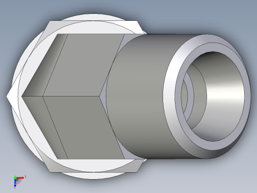 卡套式工业通用硬管接头EO_Adjustable_locknut_45_deg_elbow_VEE08LMOMDCF俯视缩略图