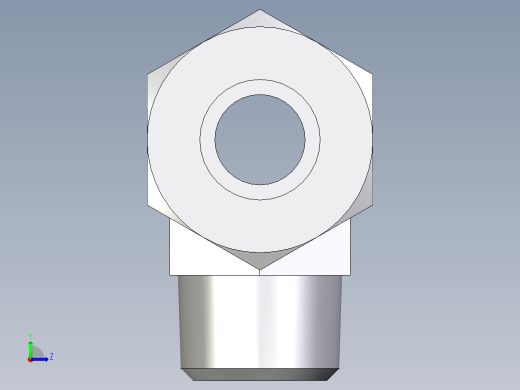 卡套式工业通用硬管接头EO_Male_stud_run_tee_TE16SRCF左视缩略图