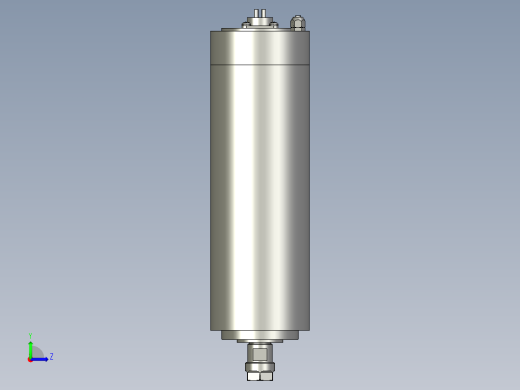 水冷主轴电机 8001200 W 直径 65mm 夹头 ER11左视缩略图