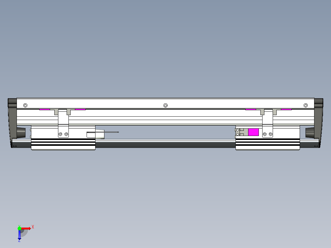 威洛博VL系列3d模型模组2VL17E1Y-S200俯视图