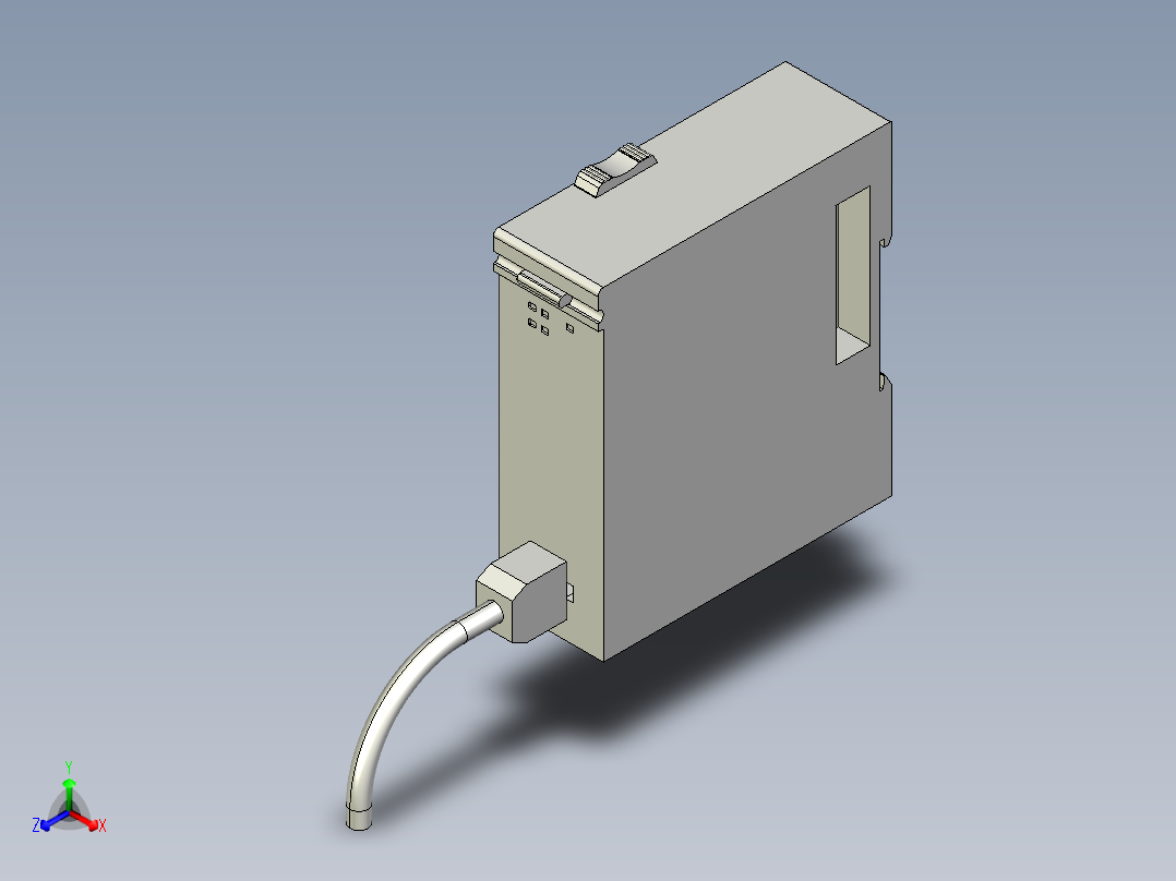 基恩士KV-LE20A_V_kc图纸模型正等轴测图