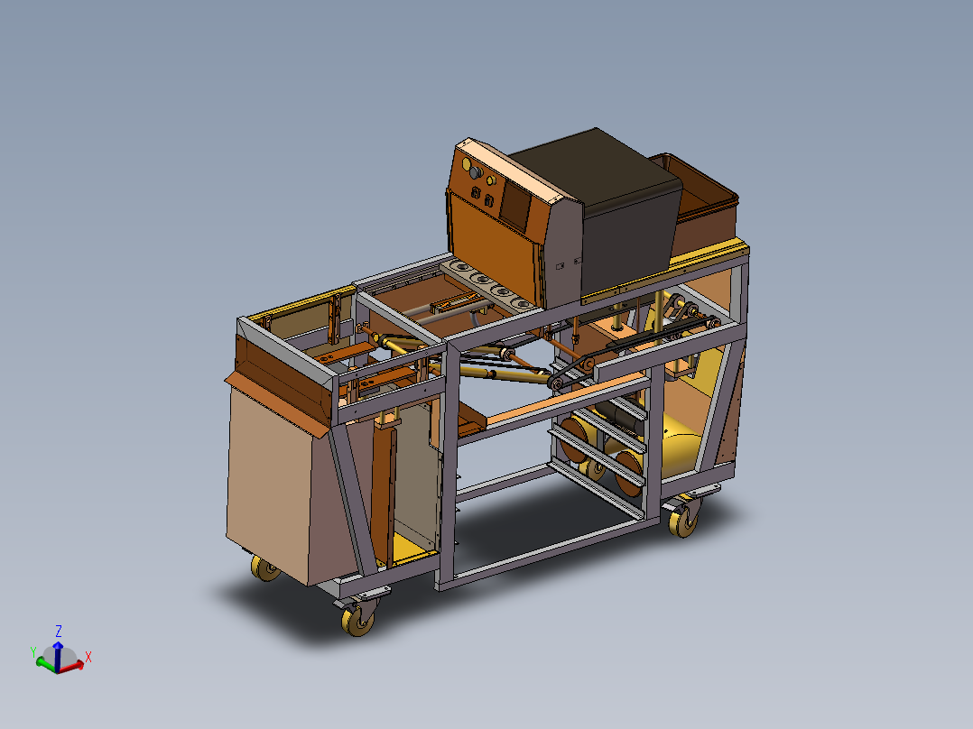 Diaphragm vacuum tester主视图