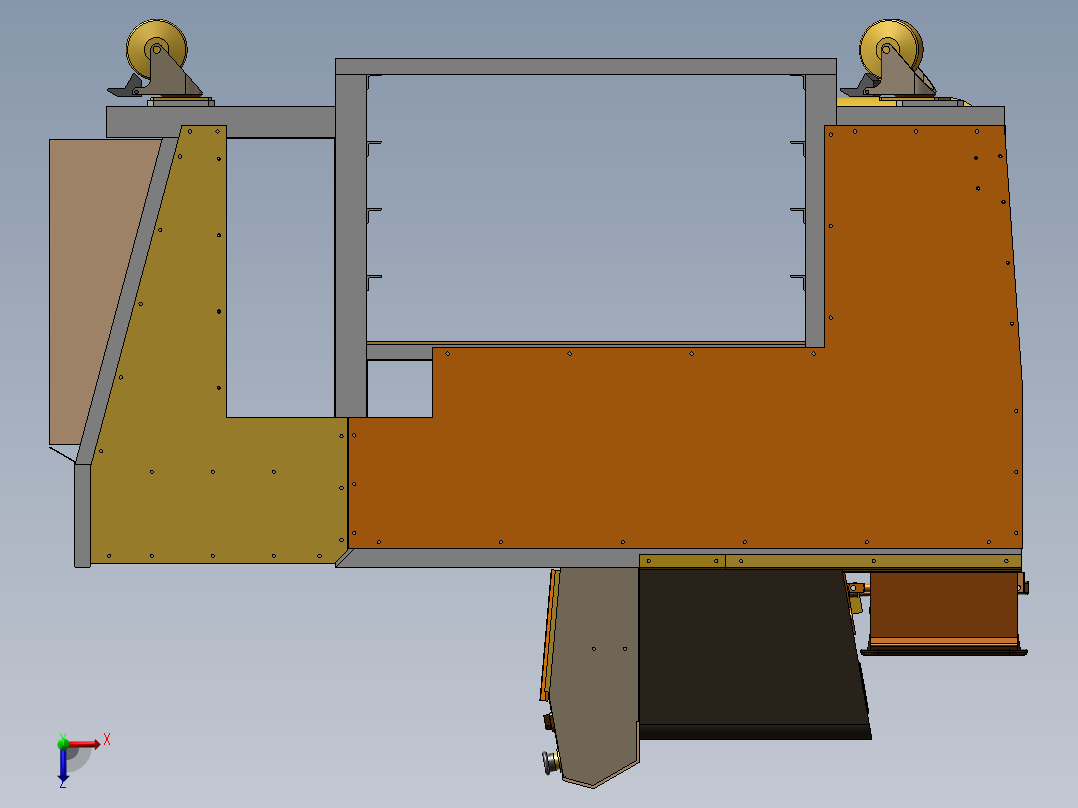 Diaphragm vacuum tester俯视图