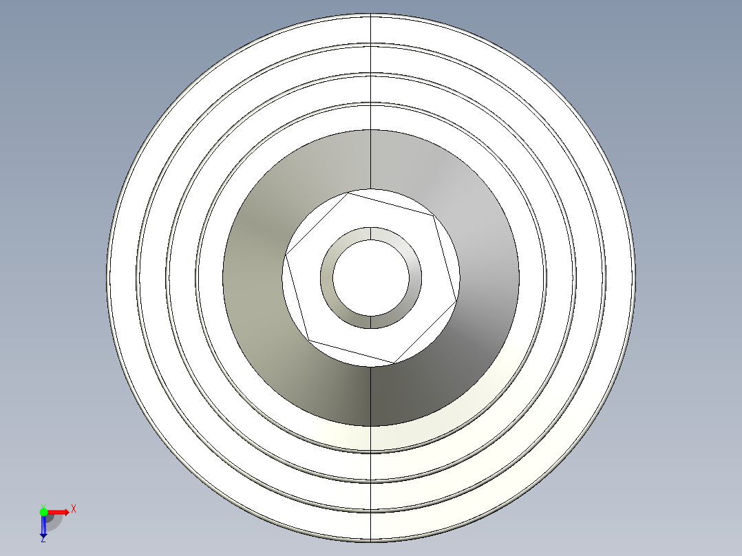 水平調整腳座LVA125B-3D多系列多零件图纸模型俯视图