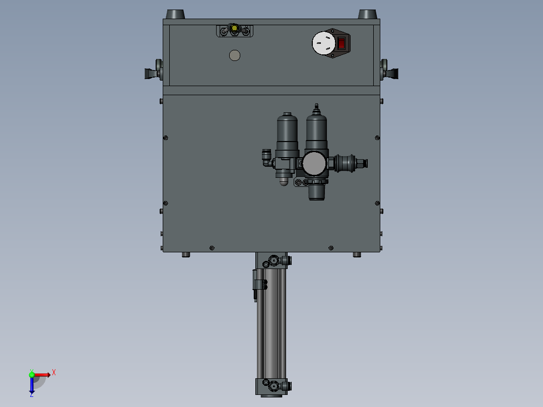 贴附及保压治具俯视图