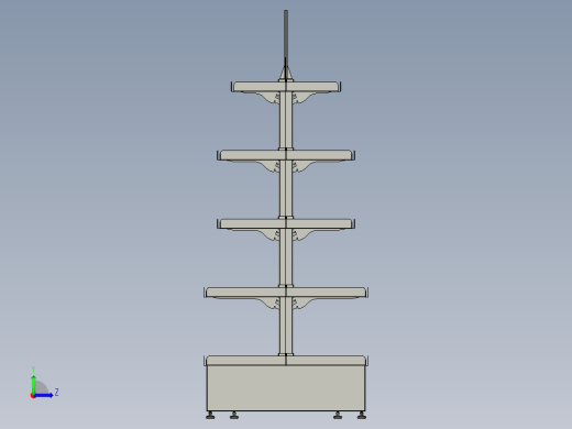 双面机架左视缩略图