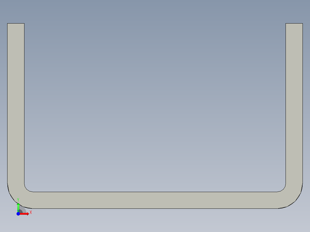 鏈條導位槽CGR-3D多系列多零件图纸模型前视图