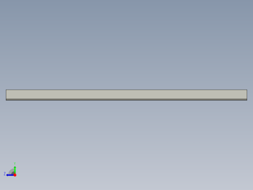 鏈條導位槽CGR-3D多系列多零件图纸模型右视缩略图