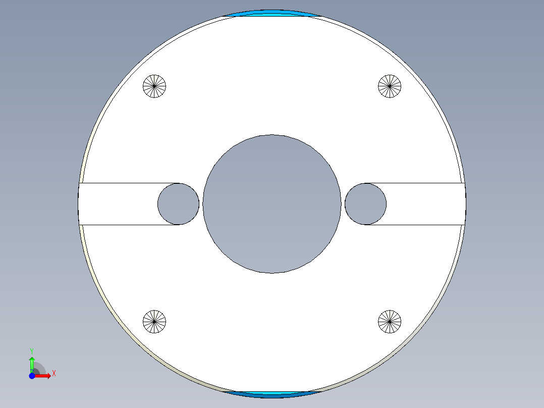 气动旋转接头前视图
