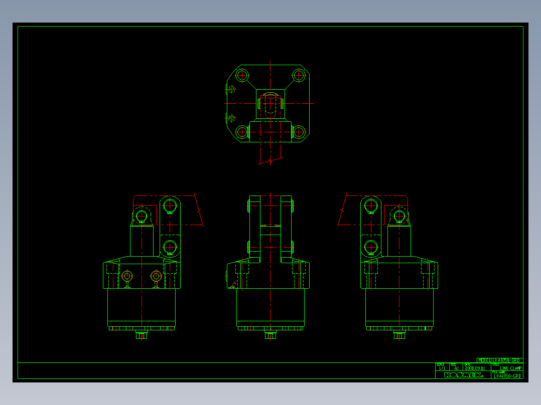 KOSMEKLKA1050-GRD多系列多零件图纸模型