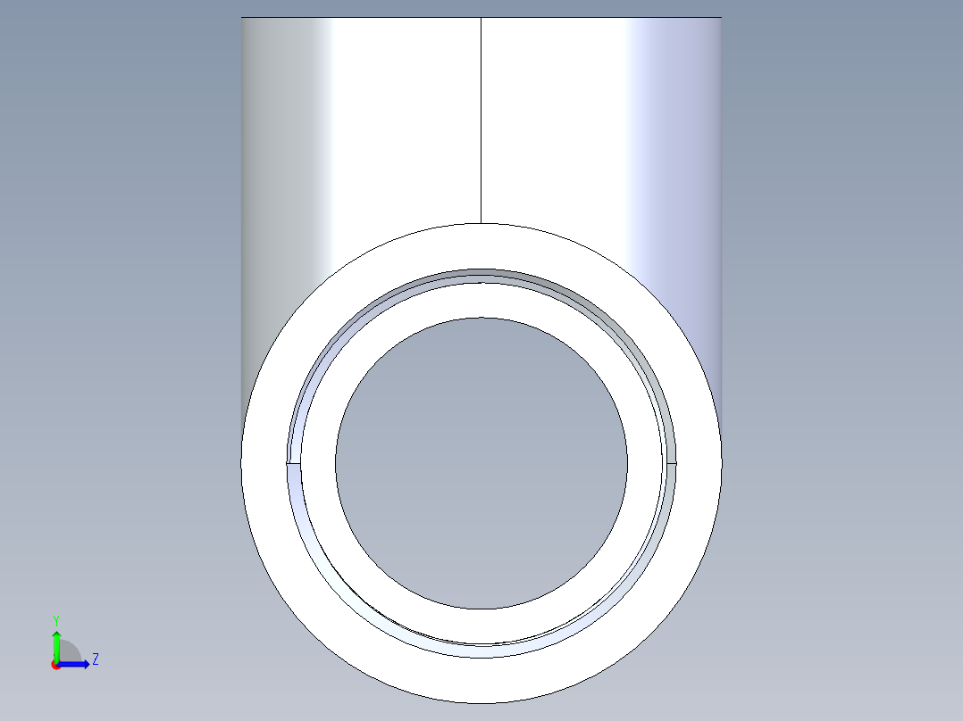 CPVC管件04-Sch80_Tee_FPTxFPTxFPT_9805-012_1.25in左视图