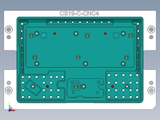 CS19-C-CNC4-180926笔记本CNC工装夹具三维模型前视缩略图