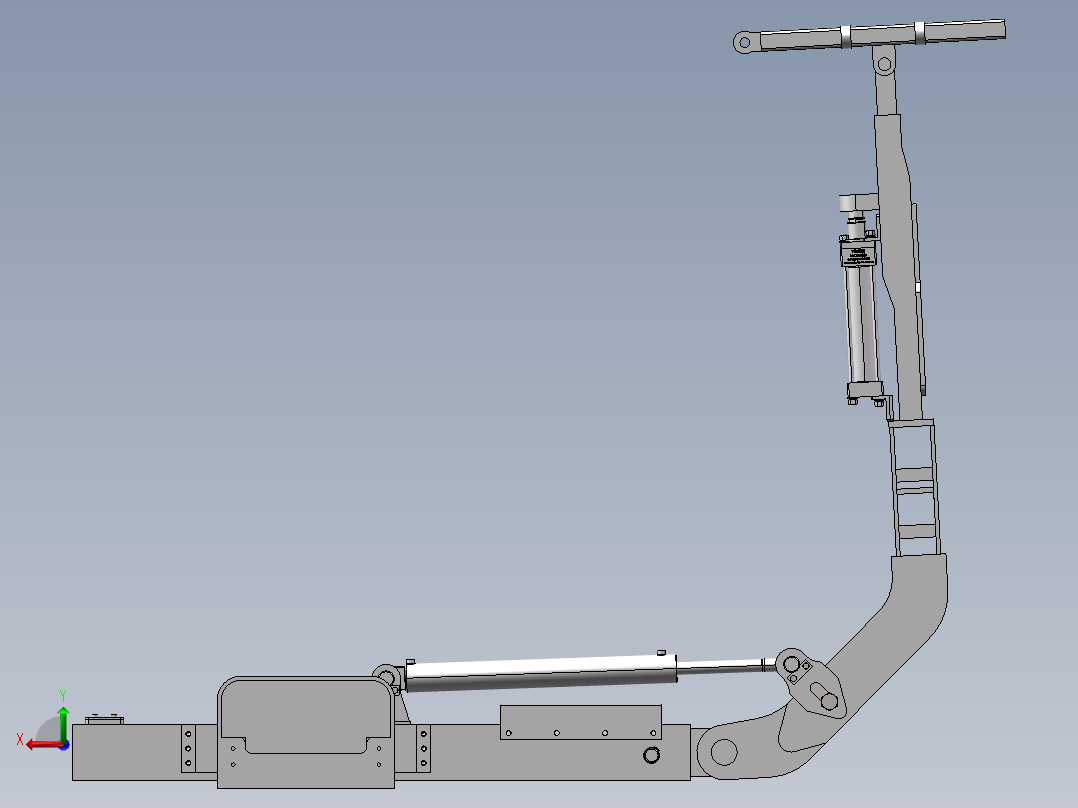 锚杆钻机锚护部后视图