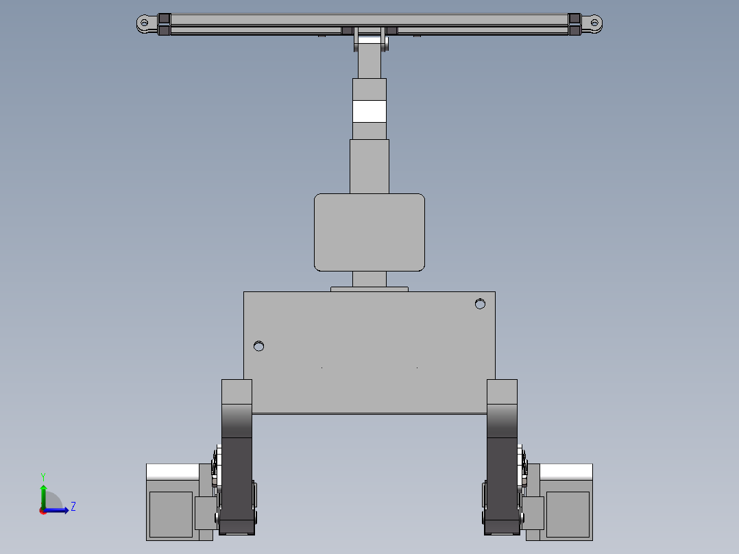 锚杆钻机锚护部左视图