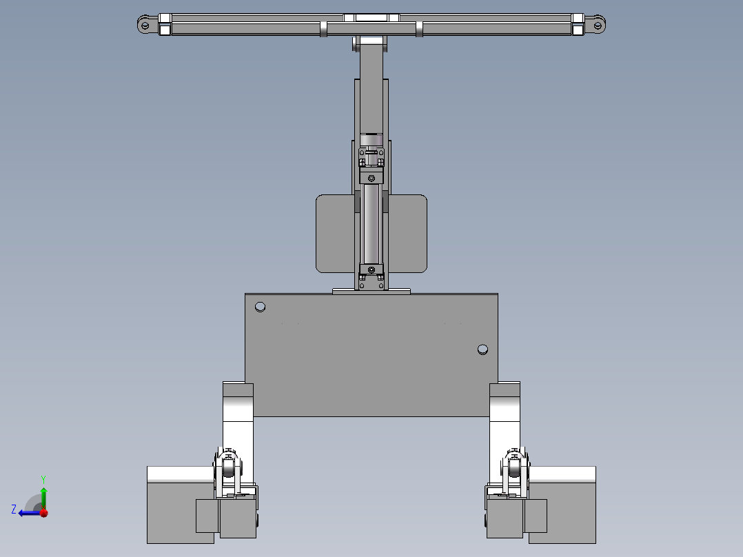 锚杆钻机锚护部右视图
