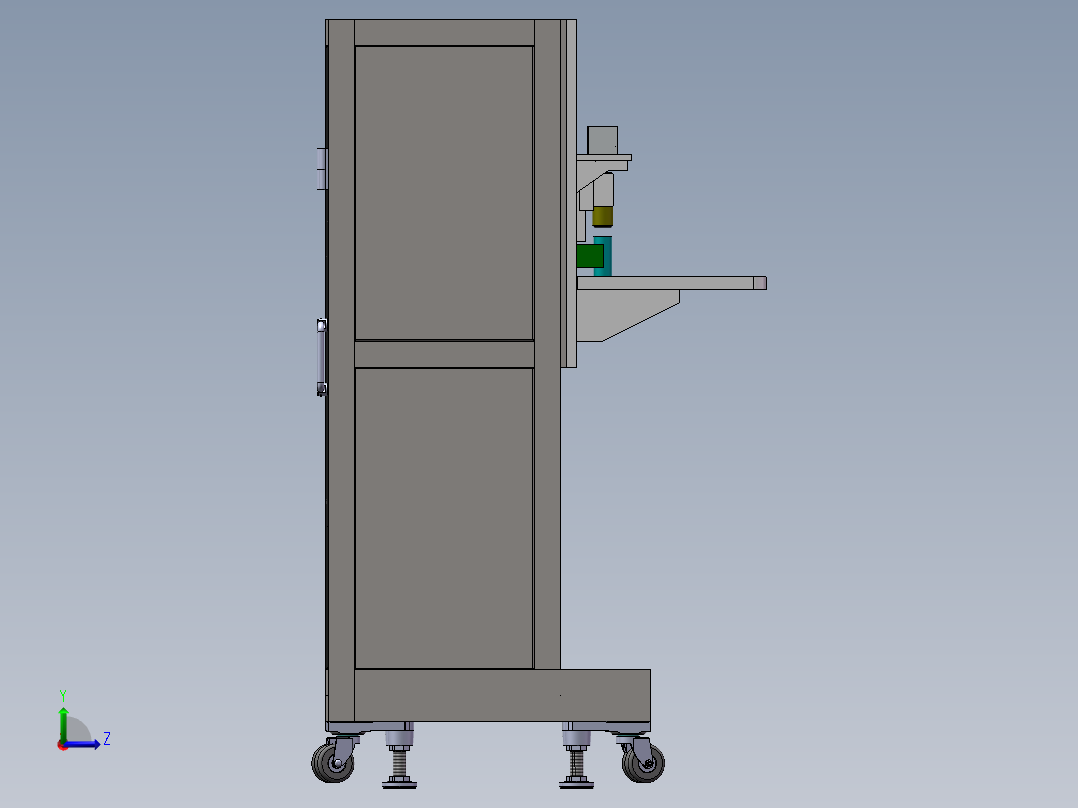 测漏机sw21可编辑左视图