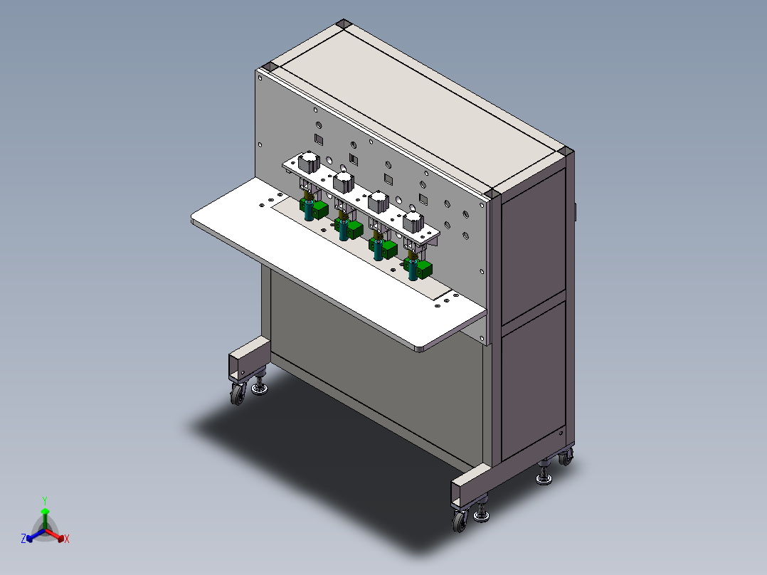 测漏机sw21可编辑正等轴测图