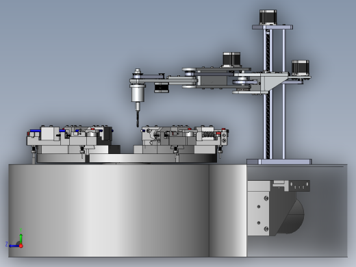 物料的圆柱度自动化检测工作台sw20右视缩略图