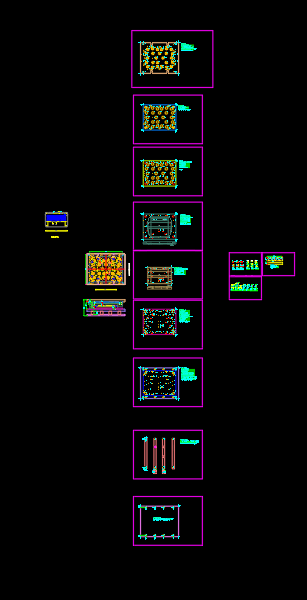 电脑外壳预成形冲孔模具CAD设计图纸缩略图