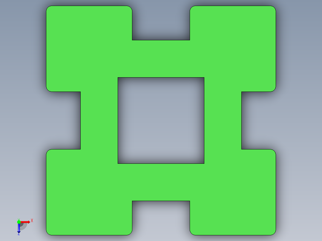 精益管 (80)俯视图