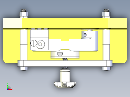 CA6140车床拨叉[831007]工艺及钻M8螺纹孔夹具设计前视缩略图