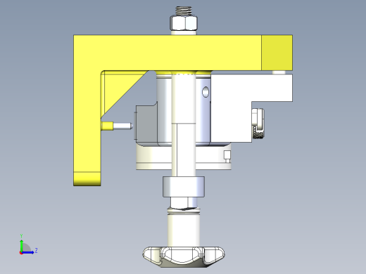CA6140车床拨叉[831007]工艺及钻M8螺纹孔夹具设计左视缩略图