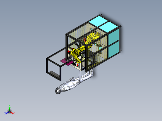 仿生机械手工作台的功能调试模拟