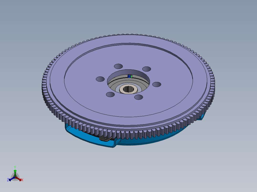 离合器(25)正等轴测图