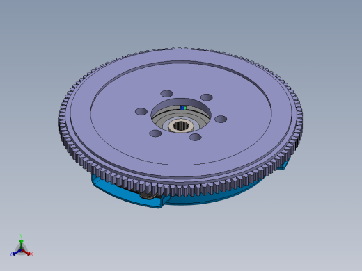 离合器(25)正等轴测缩略图