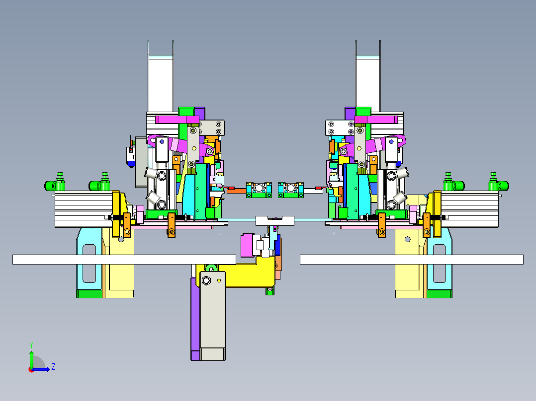 ZZ-5380 轨道交通连接器自动组装机左视图