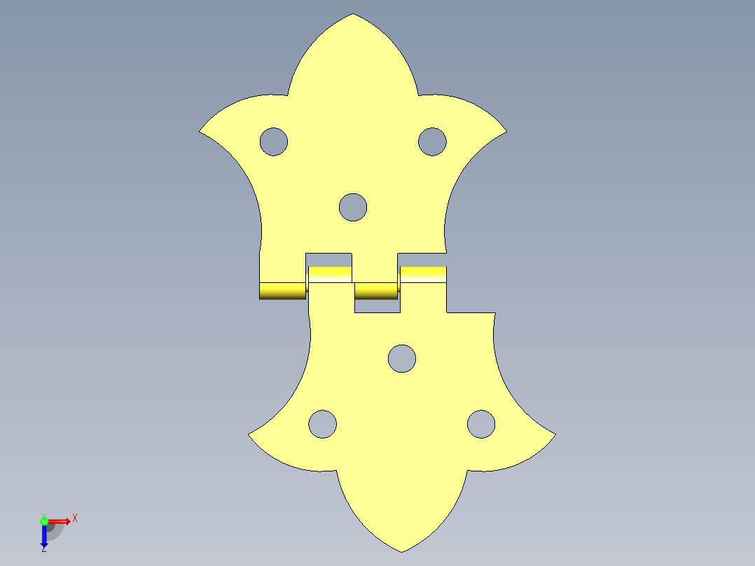 合页、铰链(29)俯视图