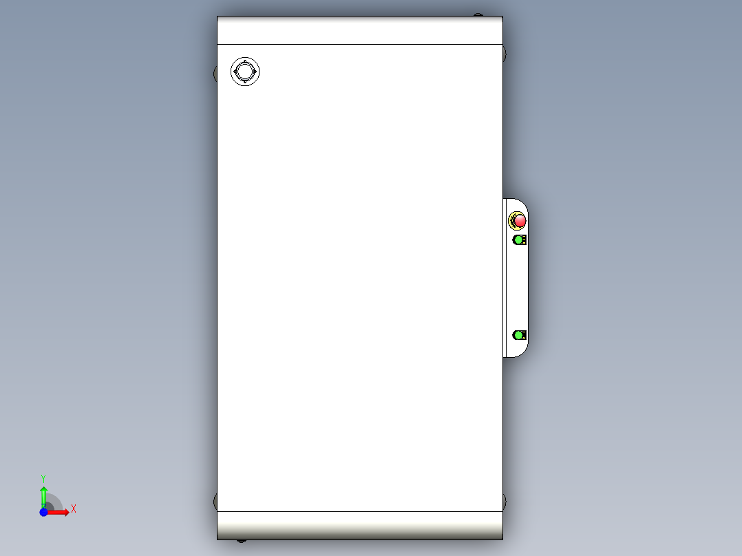 电子烟多穴防水测试设备3D模型前视图