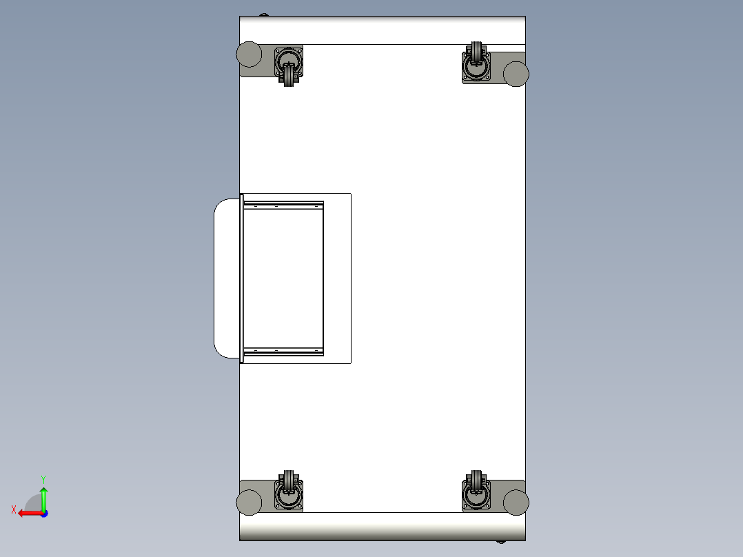 电子烟多穴防水测试设备3D模型后视图