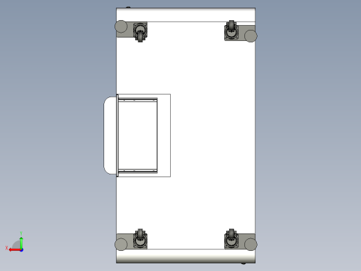 电子烟多穴防水测试设备3D模型后视缩略图