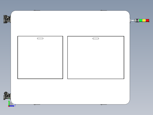 电子烟多穴防水测试设备3D模型左视缩略图