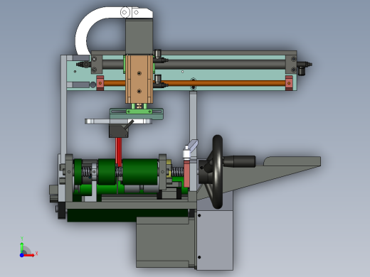 间距可调上料机构前视缩略图