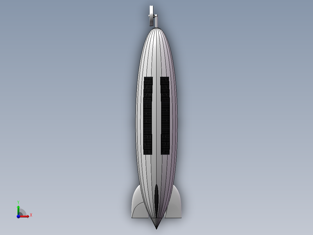 太阳能飞艇-1641832--50前视图