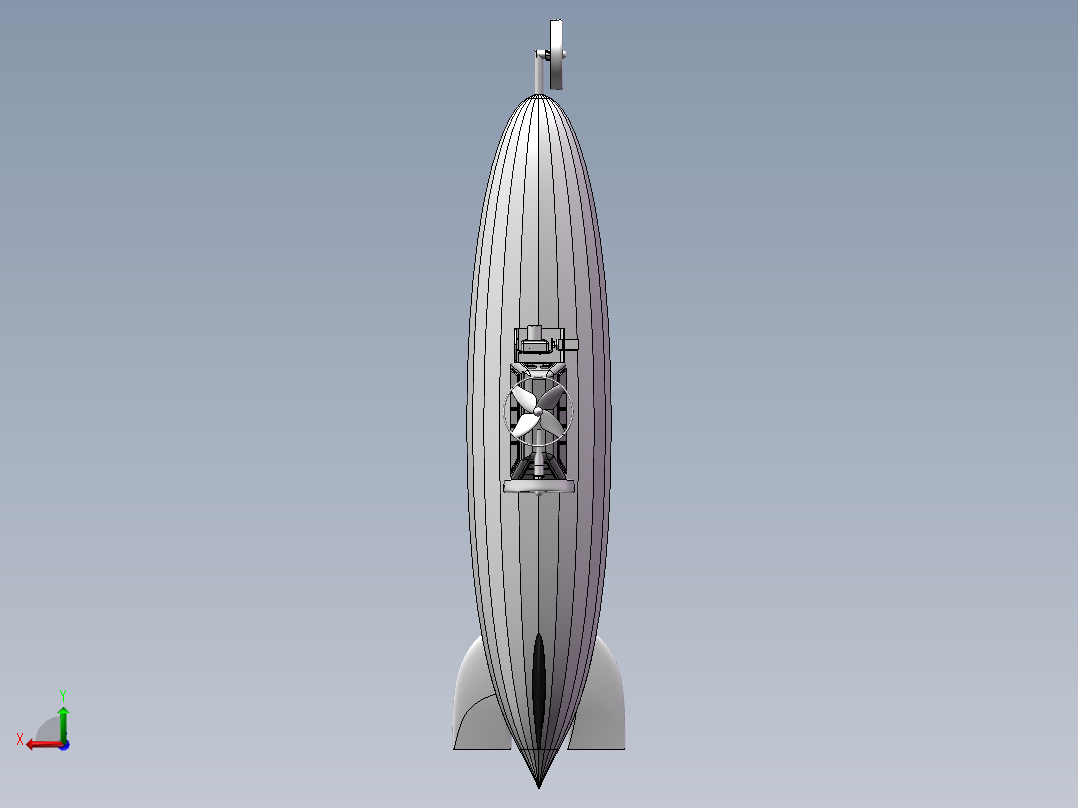 太阳能飞艇-1641832--50后视图